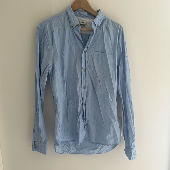 Light Blue Ance Studios Dress Shirt - Picture 1 of 2